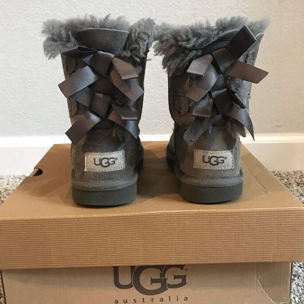 Girls Grey UGG Boots